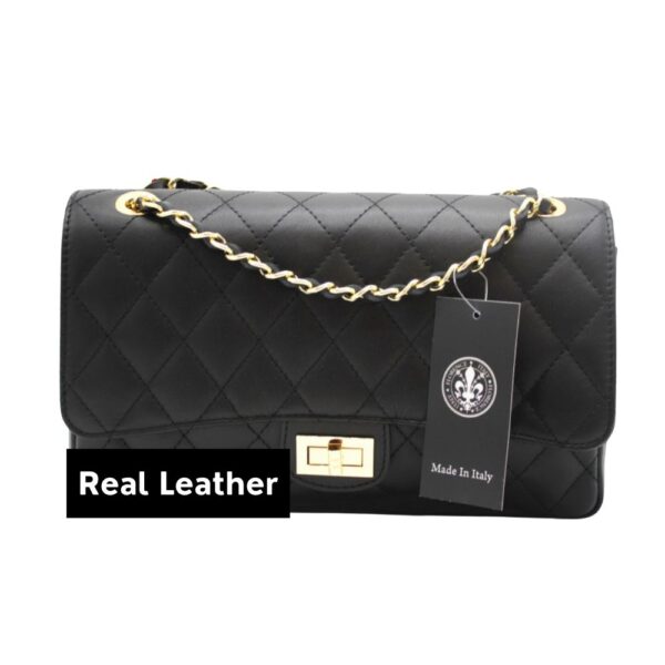 Real Leather Padded Bag - FIN651574-1 - Image 2
