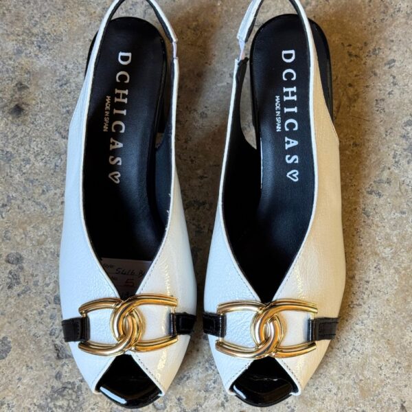 Black & White Sandal - CHIC5416