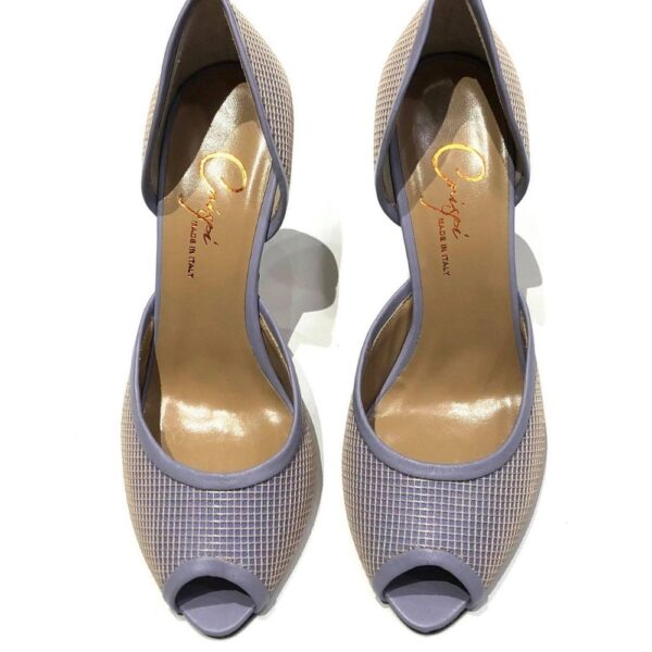 Closed back two tone peep toe - Image 2