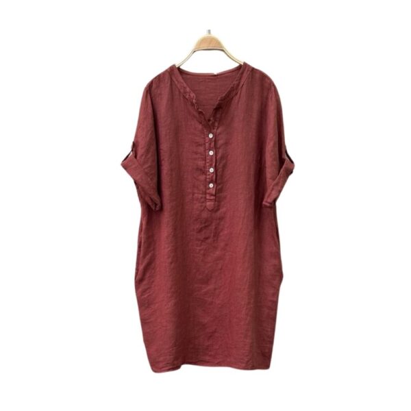 Linen Dress -FANG-21235