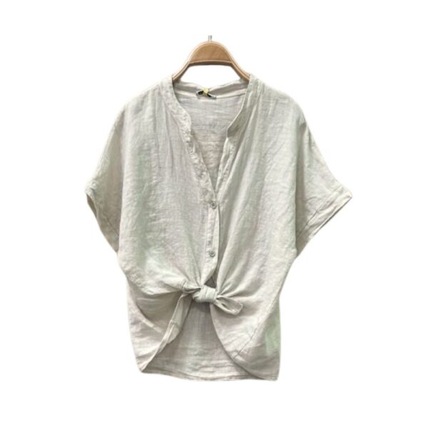 Linen Shirt -FANG-23825-4 - Image 2