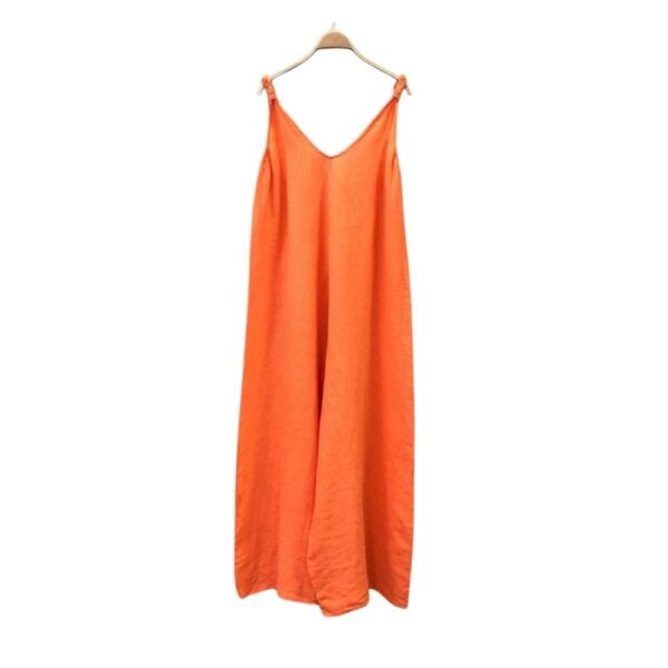 Linen Jumpsuit -FANG-704-U