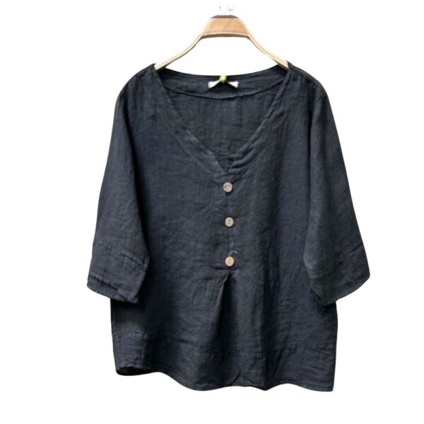 Linen Top -FANG-3774-1 - Image 2